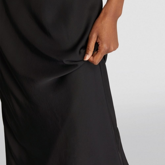 🆕️ All Saints Betina Maxi Dress in Black - Picture 3 of 16